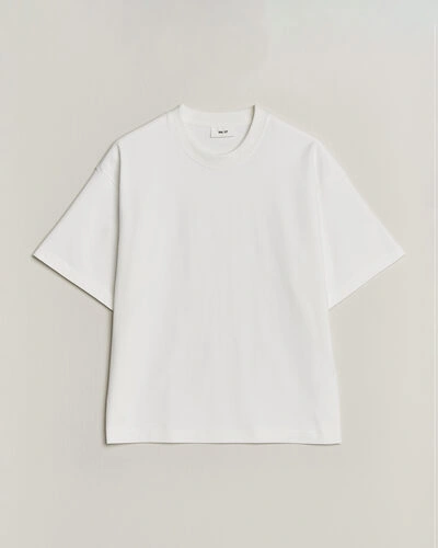 NN07 David Heavy Crew Neck T-Shirt White