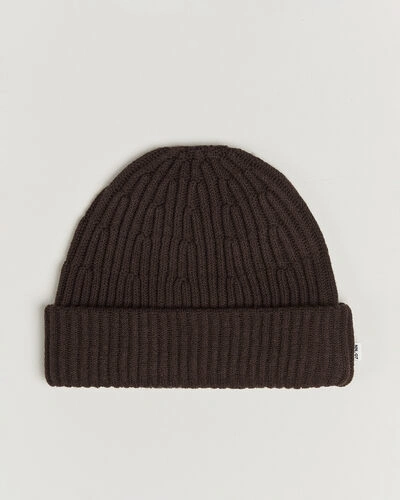 NN07 Wool Rib Hat Deep Truffle