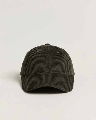 NN07 Corduroy Dad Cap Dark Army