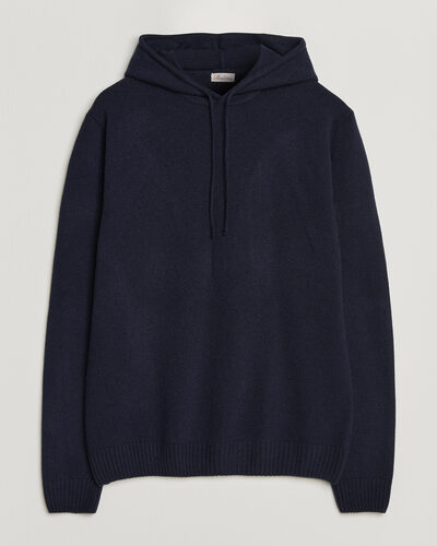 Stenströms Brushed Merino Hood Navy