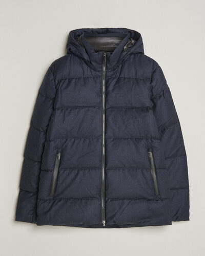 UBR Concord Jacket Savile Navy Melange Wool