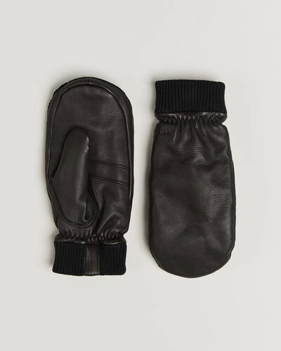 Hestra Tore Deerskin Primaloft Lined Mitt Black