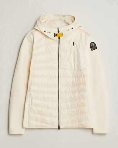 Parajumpers Nolan Warm Up Hybrid Hooded Jacket Warm Ivory