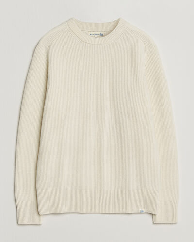 Merz b. Schwanen Merino/Cashmere Knitted Sweater Nature