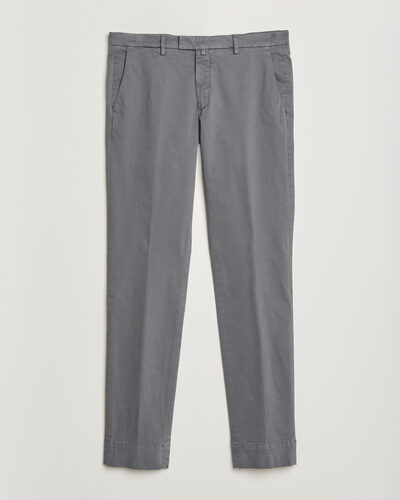 Briglia 1949 Slim Fit Cotton Stretch Trousers Grey