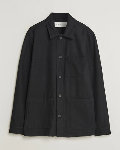 A Day's March Original Wool Overshirt Black