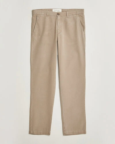 A Day's March Miller Cotton/Lyocell Trousers Greige