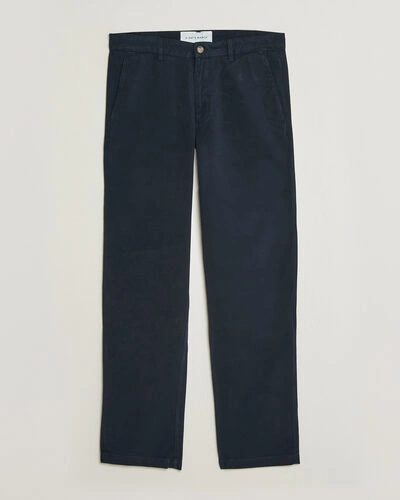 A Day's March Miller Cotton/Lyocell Trousers Navy