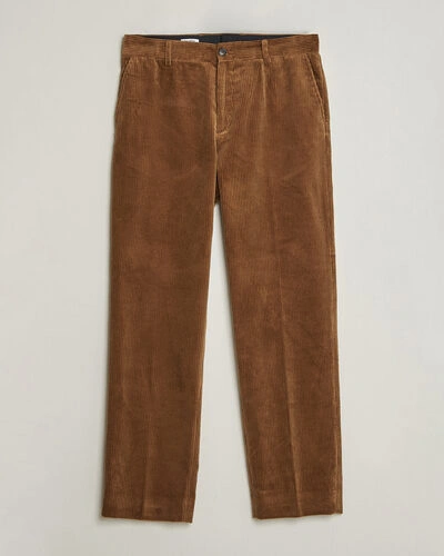 Filippa K Julian Corduroy Chino Trousers Tobacco