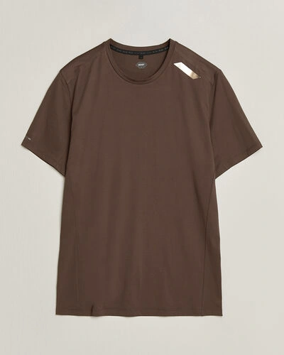 SOAR Running Eco Tech T-Shirt Brown