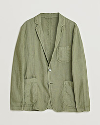 Aspesi Samuraki Linen Blazer Military