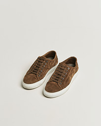 Brioni Casetta Suede Sneakers Brown