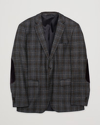 BOSS The Smith Checked Vitgin Wool Blazer Brown 50