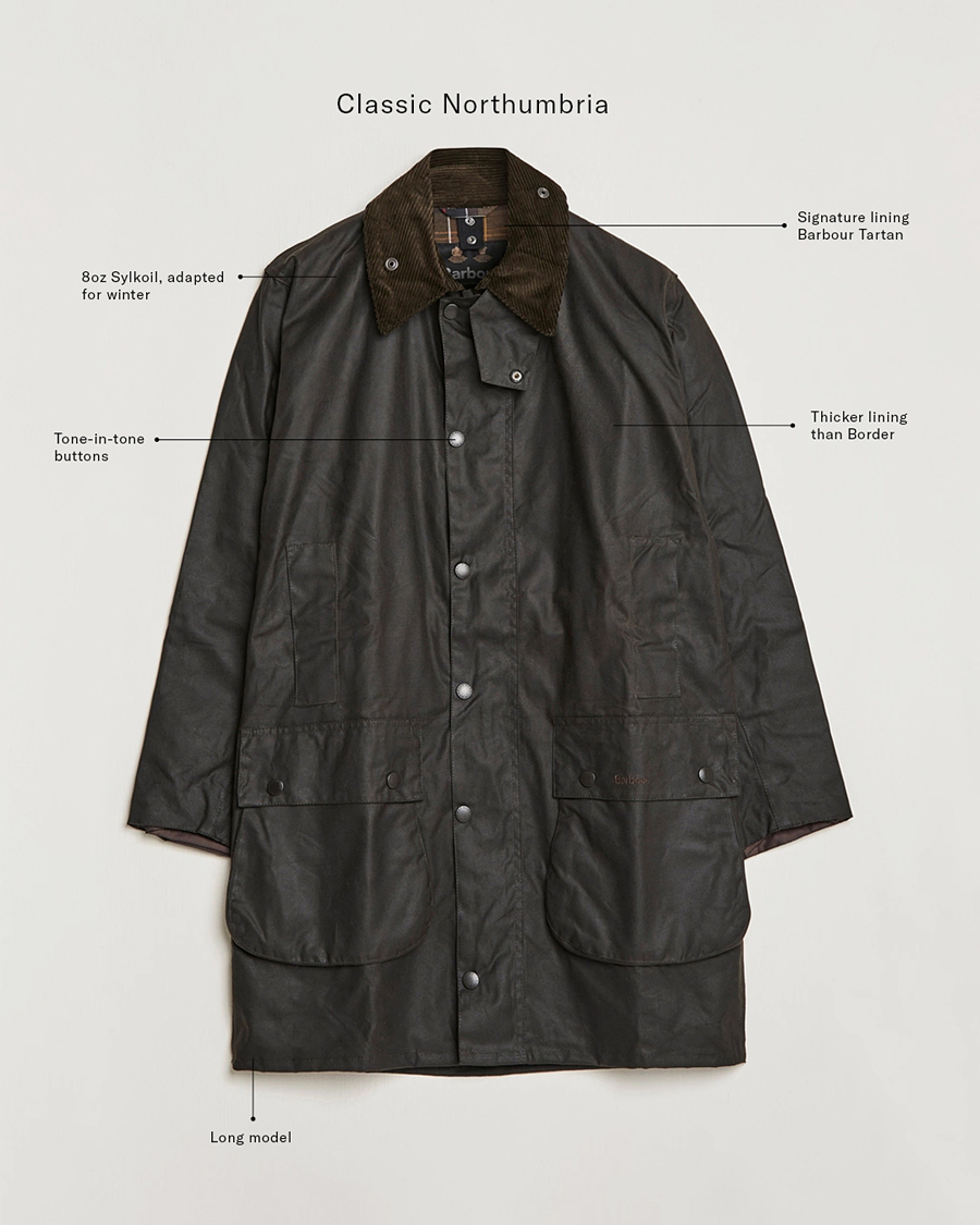 Herr | Jackor | Barbour Lifestyle | Classic Northumbria Jacket Olive