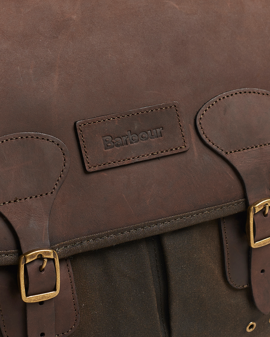 Herr | Väskor | Barbour Lifestyle | Wax Leather Tarras Olive