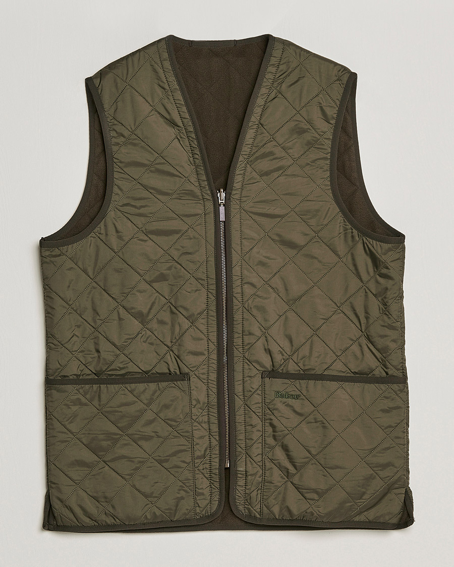 Herr | The Classics of Tomorrow | Barbour Lifestyle | Quilt Waistcoat/Zip-In Liner Olive