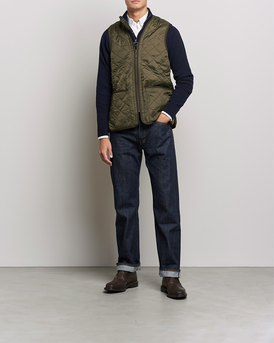 Herr | Västar | Barbour Lifestyle | Quilt Waistcoat/Zip-In Liner Olive