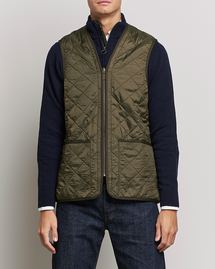 Herr | Höstjackor | Barbour Lifestyle | Quilt Waistcoat/Zip-In Liner Olive