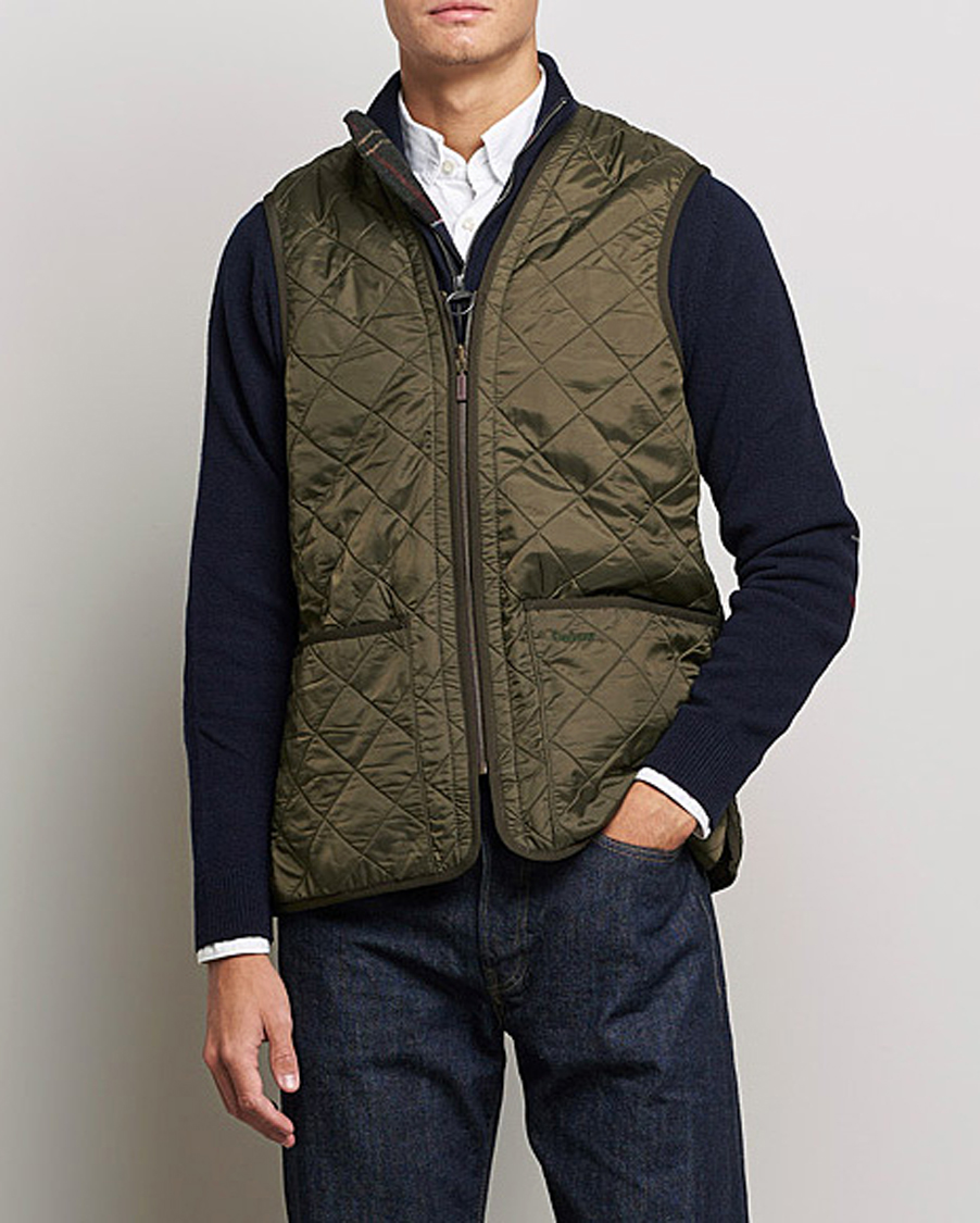 Herr | Västar | Barbour Lifestyle | Quilt Waistcoat/Zip-In Liner Olive