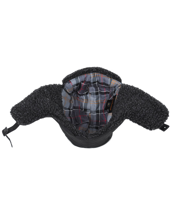 Herr | Fleece Lined Hunter Hat Black | Barbour | Fleece Lined Hunter Hat Black