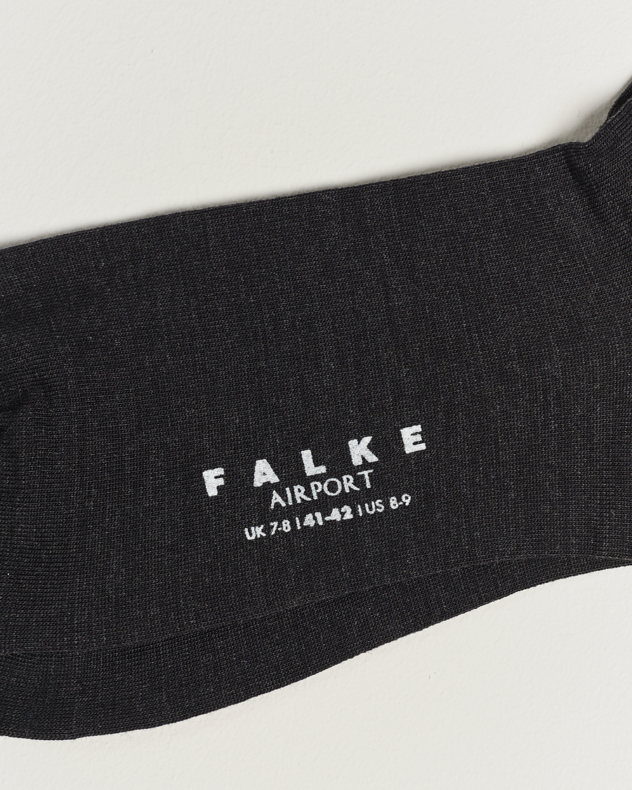 Herr | Underkläder | Falke | Airport Socks Anthracite Melange