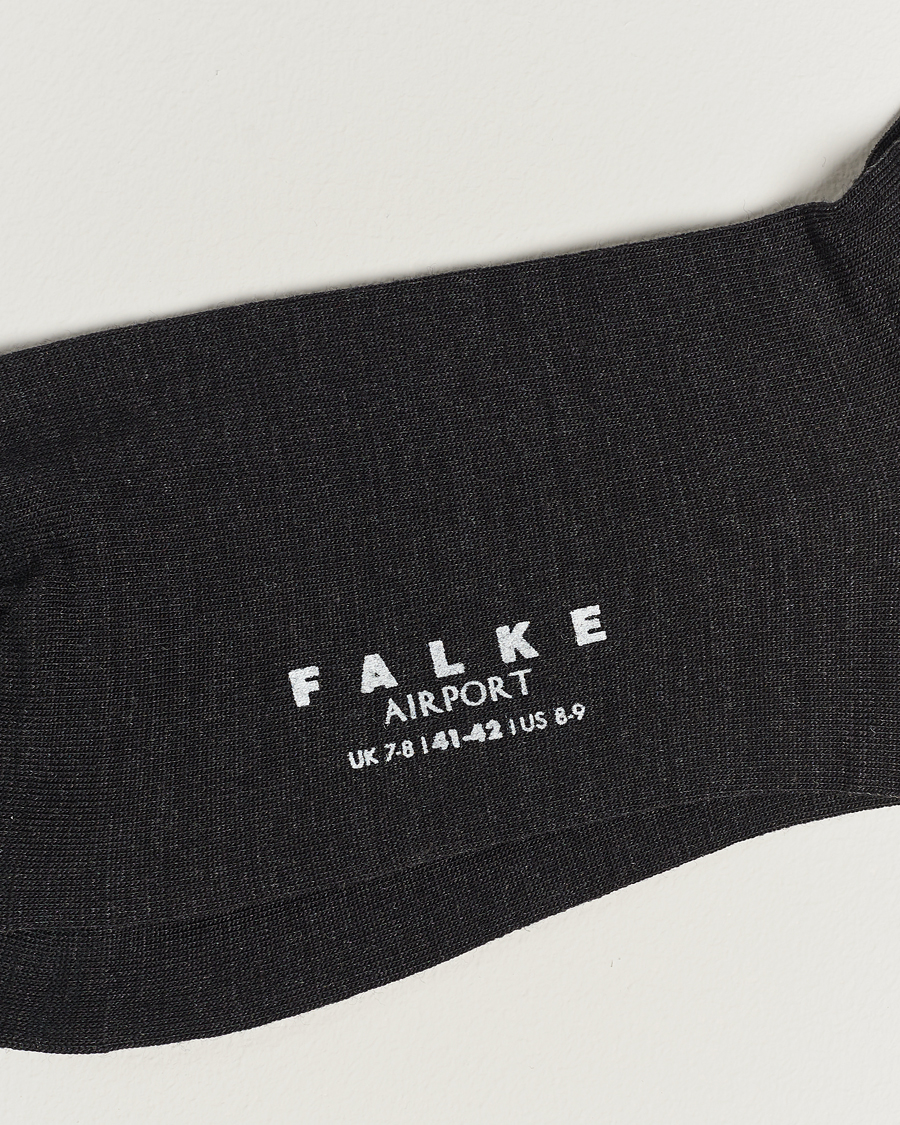 Herr | Kläder | Falke | Airport Socks Anthracite Melange