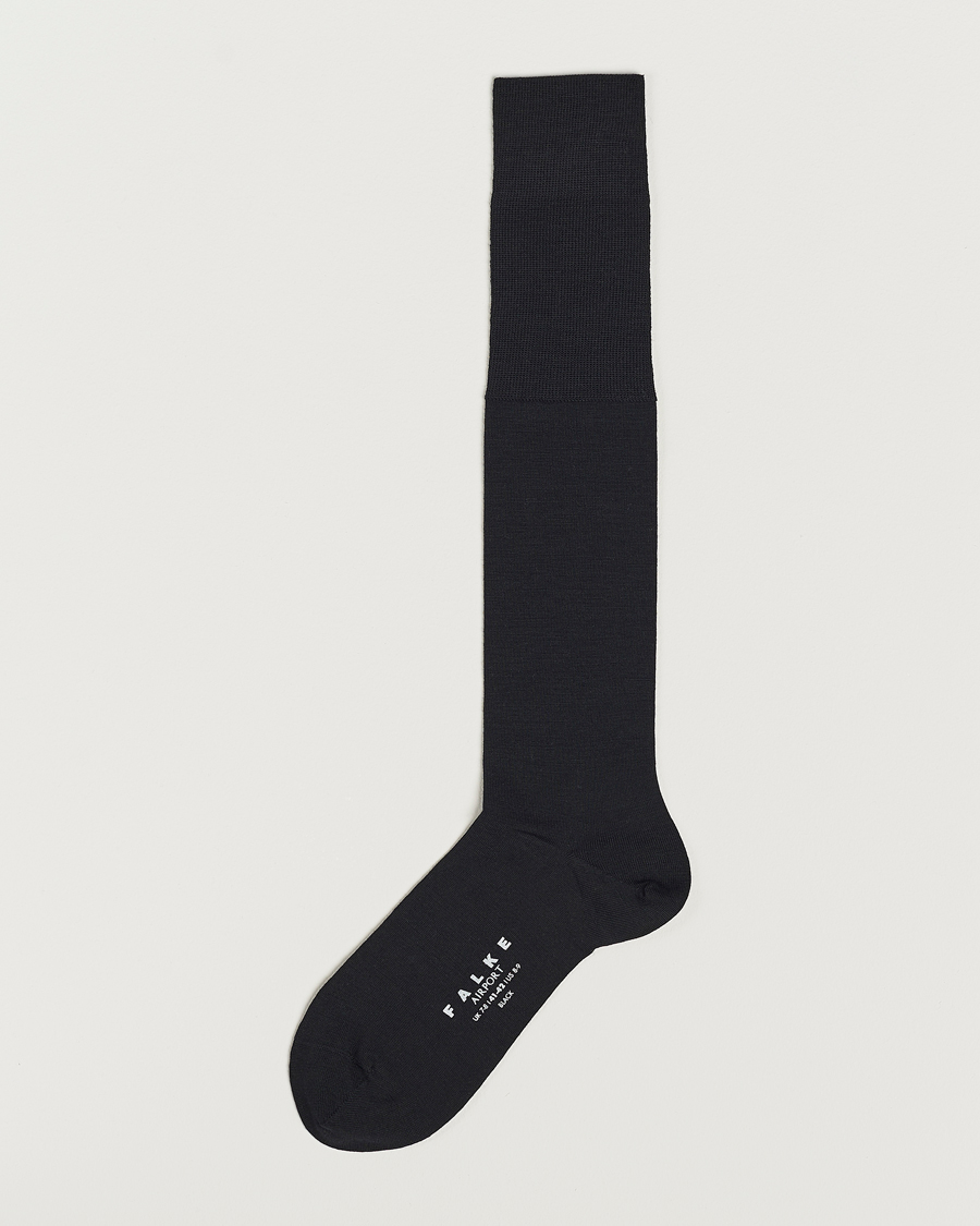 Herr | Underkläder | Falke | Airport Knee Socks Black