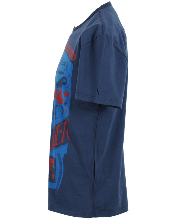 Herr | T-Shirts | Levi's | Levis Feel Good Poster Tee Alpha Blue