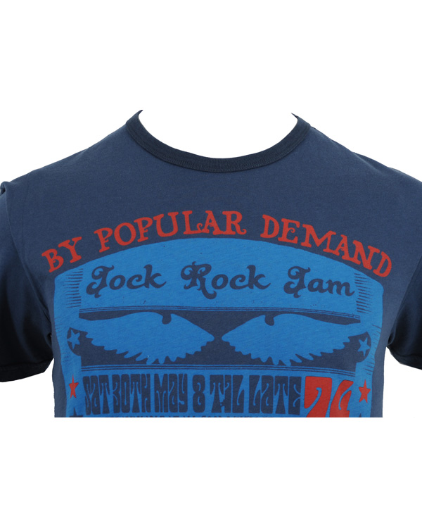 Herr | T-Shirts | Levi's | Levis Feel Good Poster Tee Alpha Blue