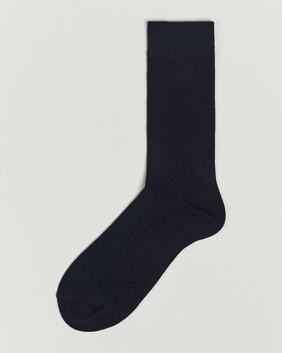 Herr | Underkläder | | Solid Care of Carl Sock Navy 40-44