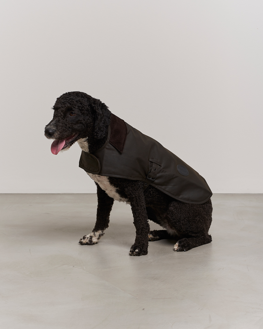 Herr | Barbour Lifestyle Classic Wax Dog Coat Olive | Barbour Lifestyle | Classic Wax Dog Coat Olive