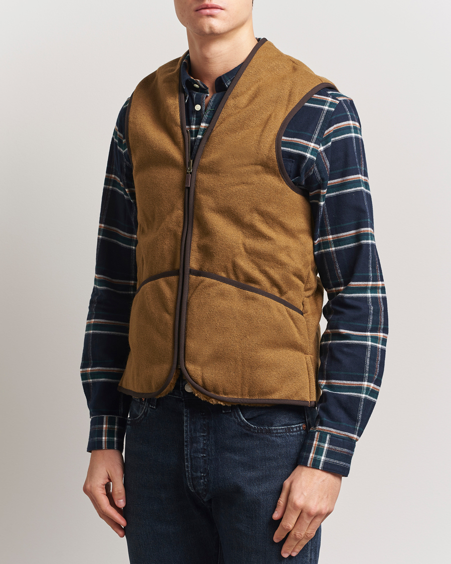 Herr | Tillbehör jackor | Barbour Lifestyle | Warm Pile Waistcoat Zip-In Liner Brown