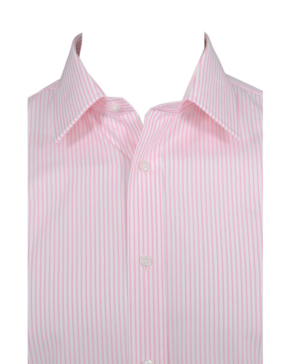 Herr | Skjortor | Oscar of Sweden | Slim Fit Skjorta Randig Rosa