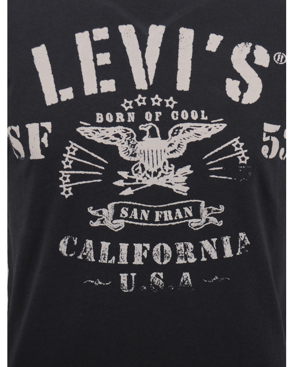 Herr | T-Shirts | Levi's | Levis SS Eagle 53 Logo Tee Coal