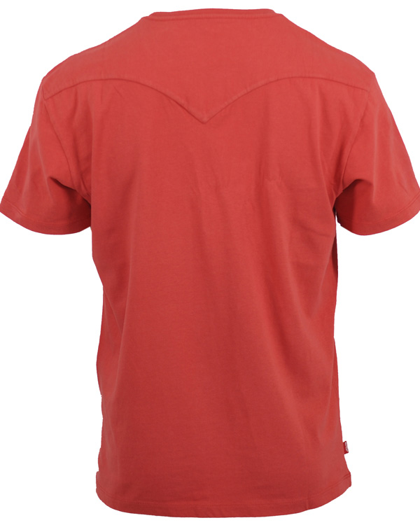 Herr | T-Shirts | Levi's | Levis SS Eagle 53 Logo Tee Sun Down Red