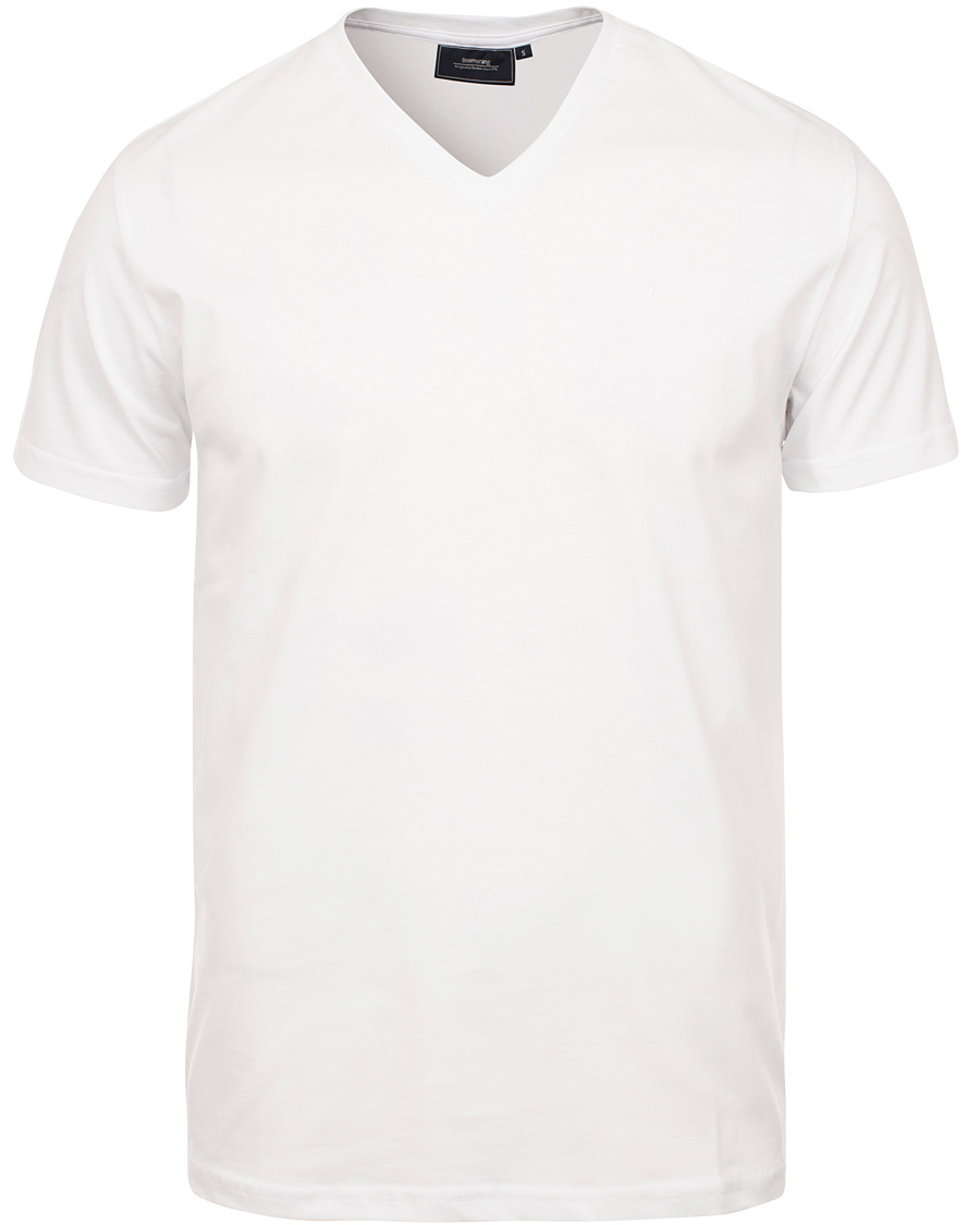 Herr | T-Shirts | Boomerang | Jarl V-Neck T-Shirt White M
