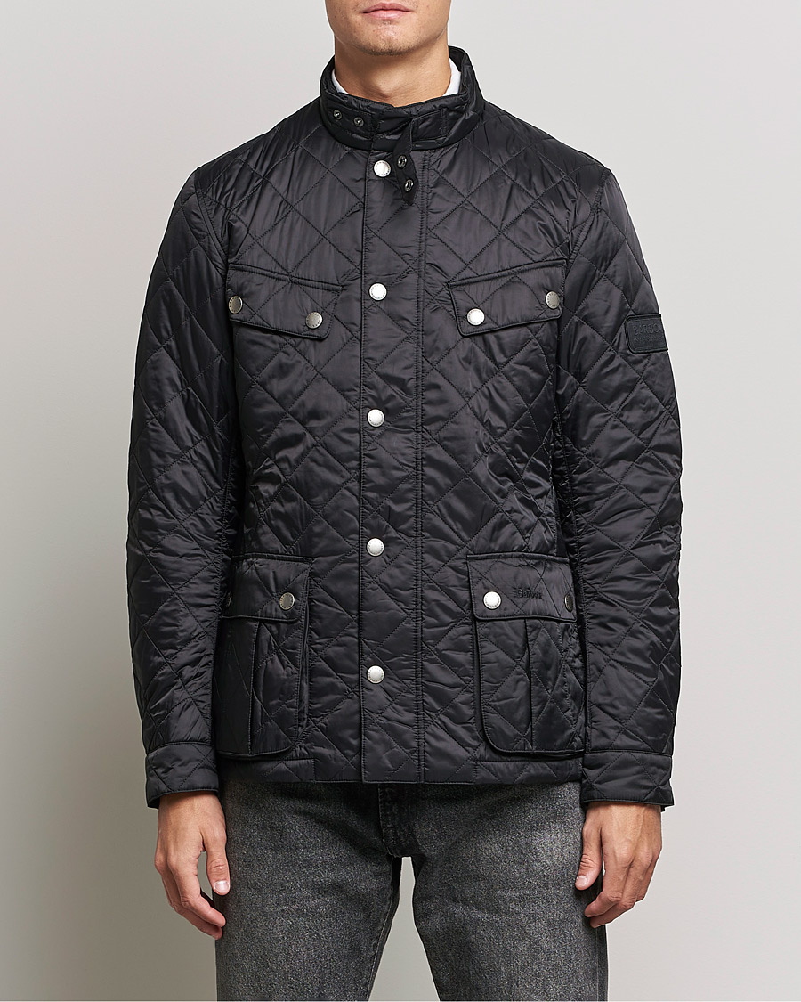 Herr | Jackor | Barbour International | Ariel Quilted Jacket Black