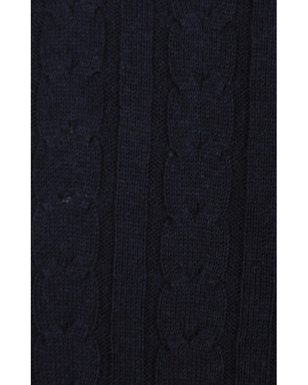 Herr | Tröjor | Morris | Biarritz Cable Pullover Navy