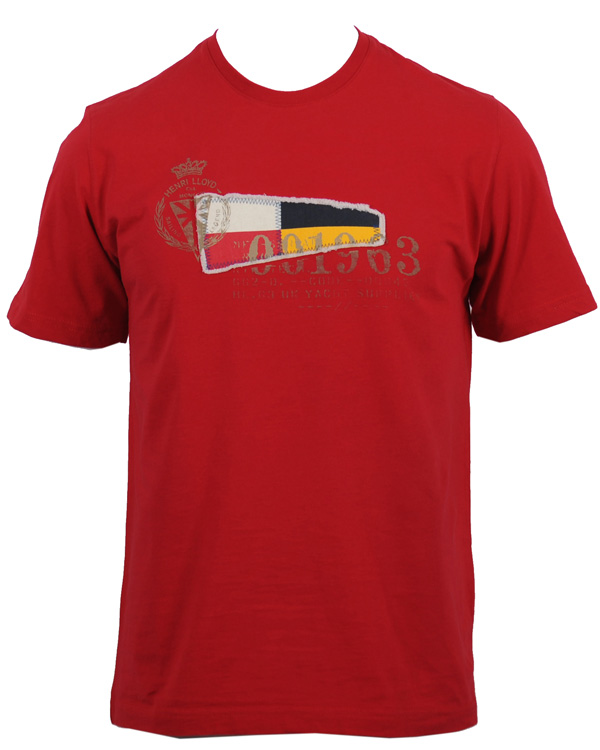 Herr | T-Shirts | Henri-Lloyd | Henri Lloyd Whitby T-Shirt Signal Red L
