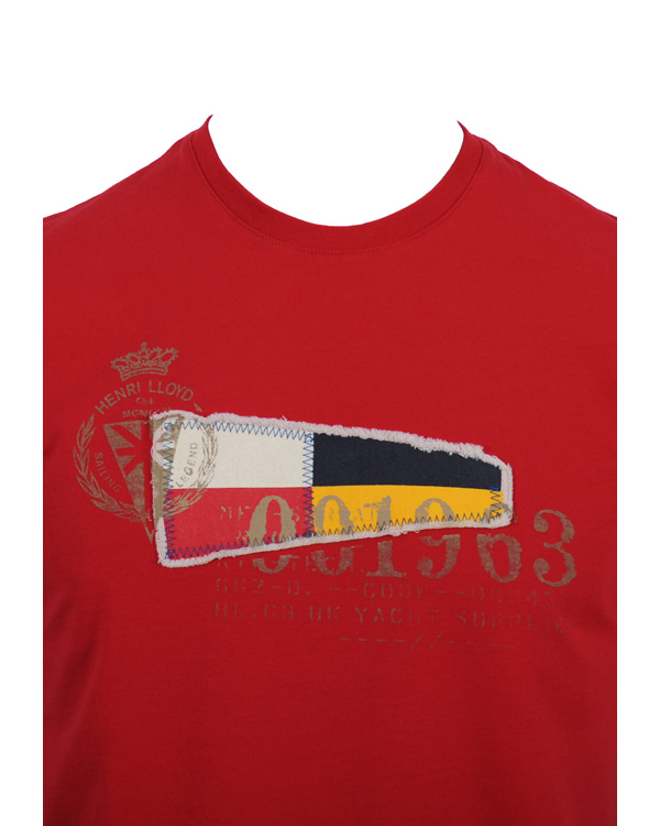 Herr | T-Shirts | Henri-Lloyd | Henri Lloyd Whitby T-Shirt Signal Red L