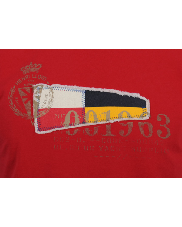 Herr | T-Shirts | Henri-Lloyd | Henri Lloyd Whitby T-Shirt Signal Red L