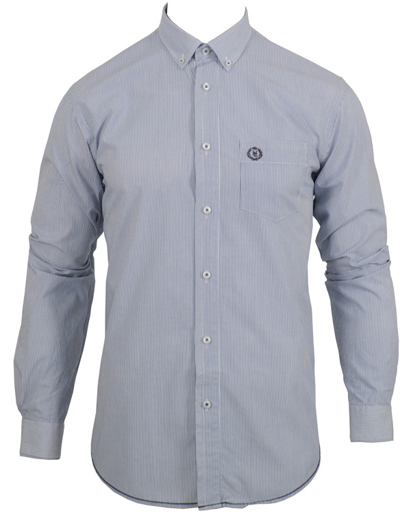 Herr | Skjortor | Henri-Lloyd | Henri Lloyd Stornoway Custom LS Skjorta Pacific