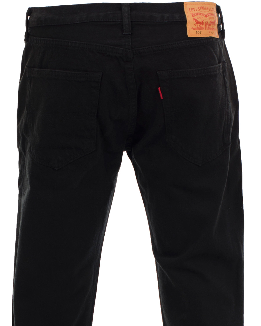 Herr | Jeans | Levi's | Levis 501 Button Fly Jeans Black W34L32