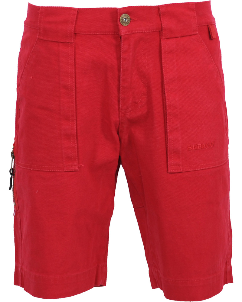Herr | Shorts | Sebago | Deck Shorts Red