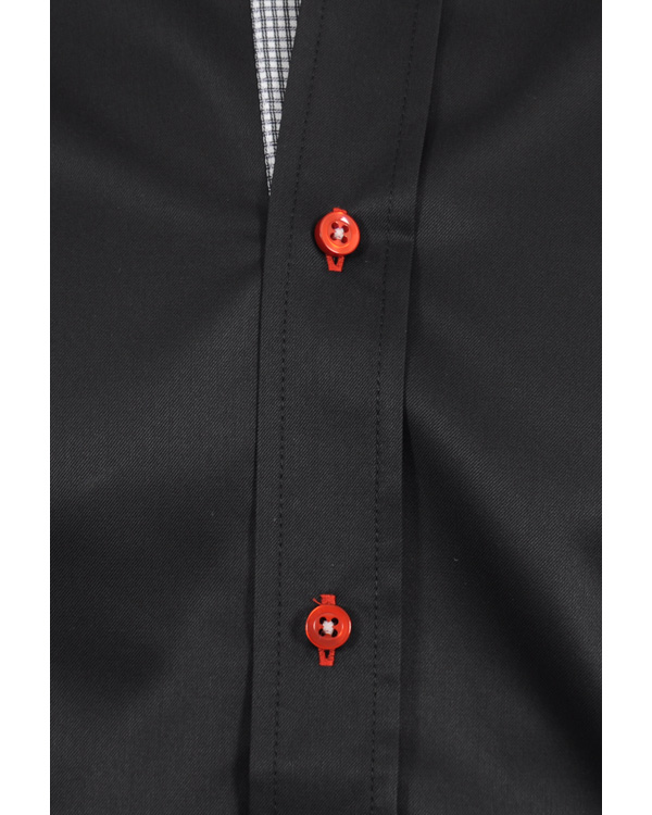 Herr | Skjortor | Oscar of Sweden | Oscar Slim Fit Skjorta Svart Kontrast M