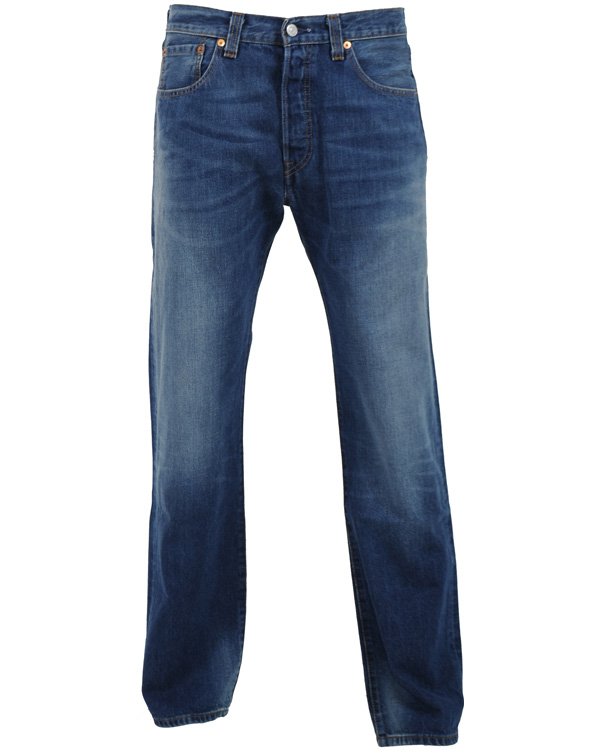 Herr | Byxor | Levi's | Levis 501 Button Fly Jeans True New