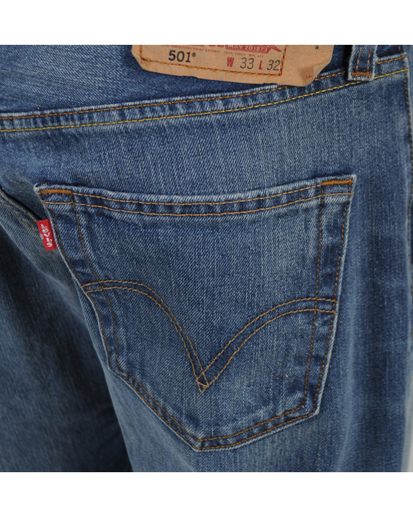 Herr | Byxor | Levi's | Levis 501 Button Fly Jeans True New
