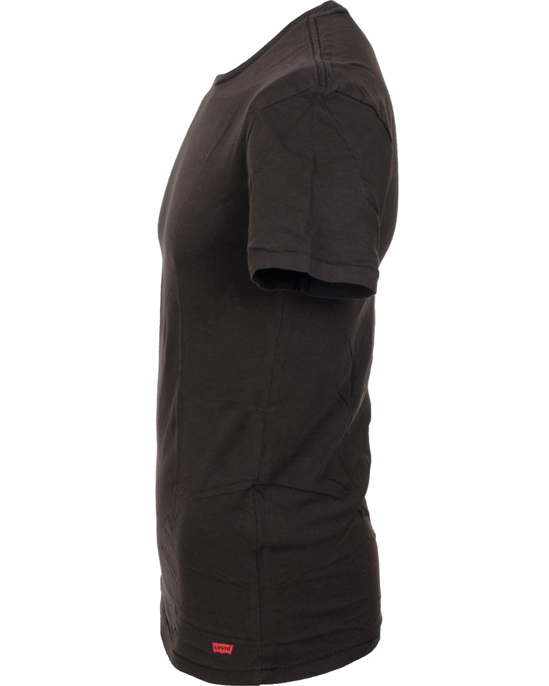 Herr | T-Shirts | Levi's | Levis 2 Pack V Neck Tee Black