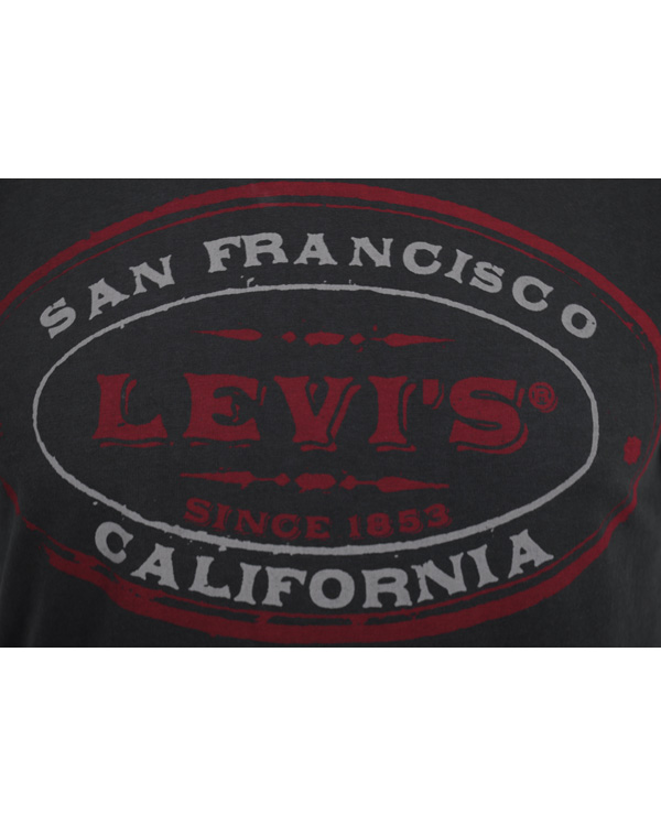 Herr | T-Shirts | Levi's | Levis Short-Sleeve SF Logo Tee Coal