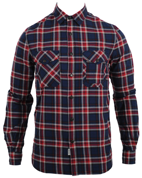 Herr | Skjortor | Woolrich | Cabin Field Shirt Expedition Red